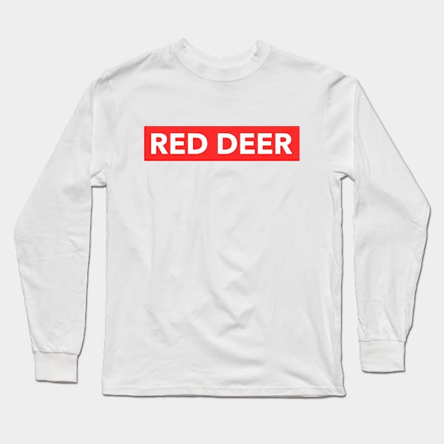 Red Deer, Alberta, Canada Long Sleeve T-Shirt by Canada Tees